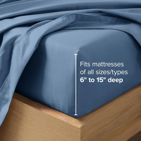Bare Home bedding styled in a dorm room showing practical comfort and style