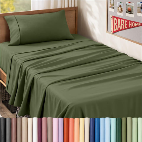 Bare Home Twin XL packaging front showing Cypress set and tidy presentation