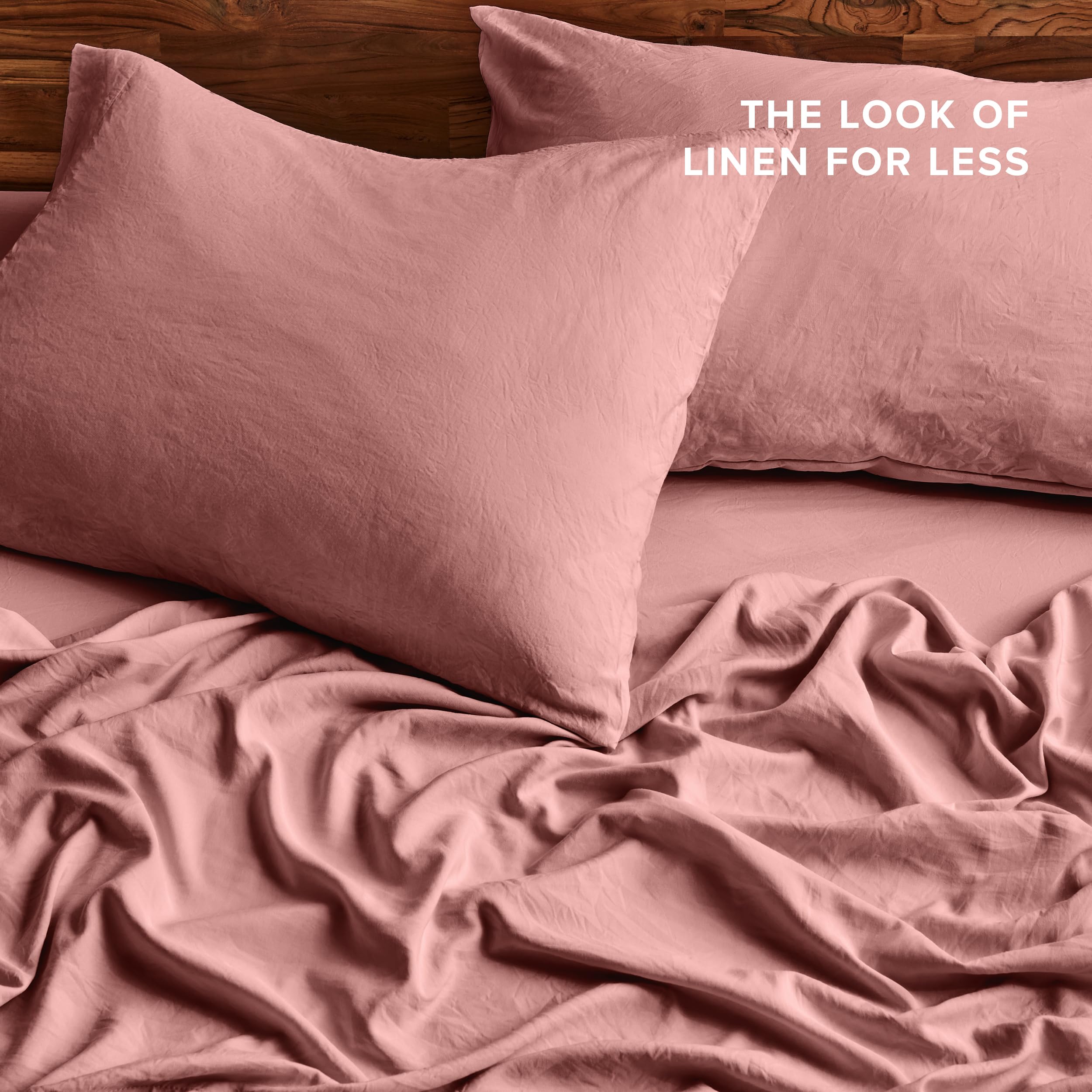 Bare Home fitted sheet elastic edge demonstrating secure deep-pocket fit benefit