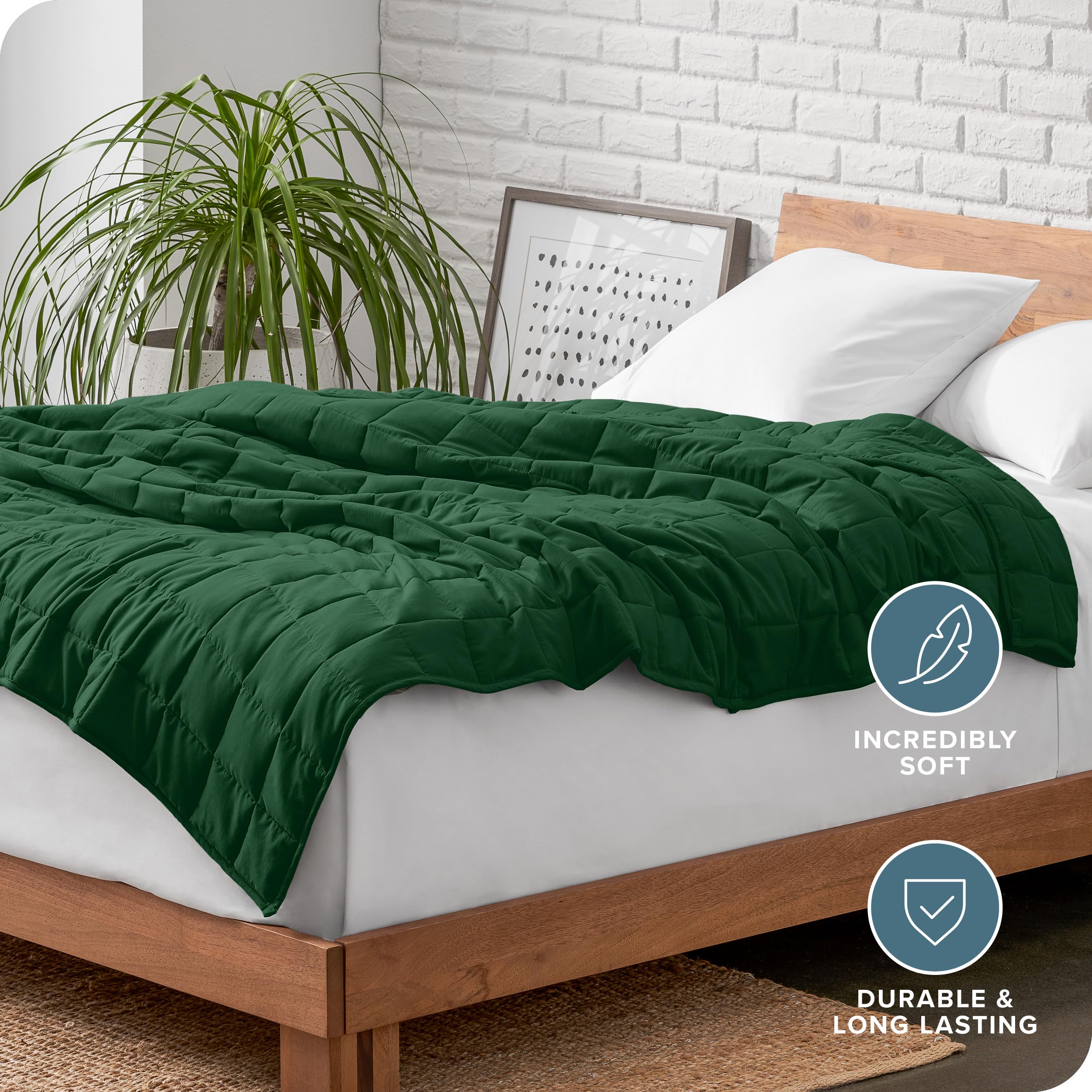 Bare Home folded blanket size comparison showing 60x80-inch scale and portability