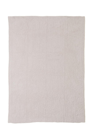 Barefoot Dreams at foot of bed highlighting size and layering potential for bedroom warmth