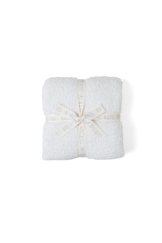 Barefoot Dreams throw front folded showing neat edges and inviting softness