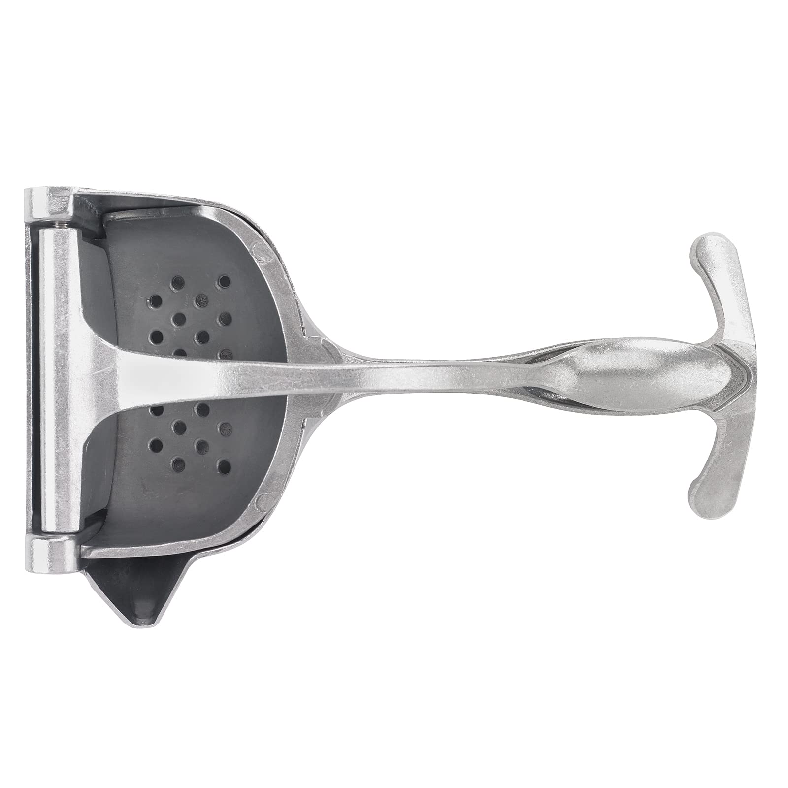 Barfly juicer with strainer plate removed for easy cleaning and maintenance access