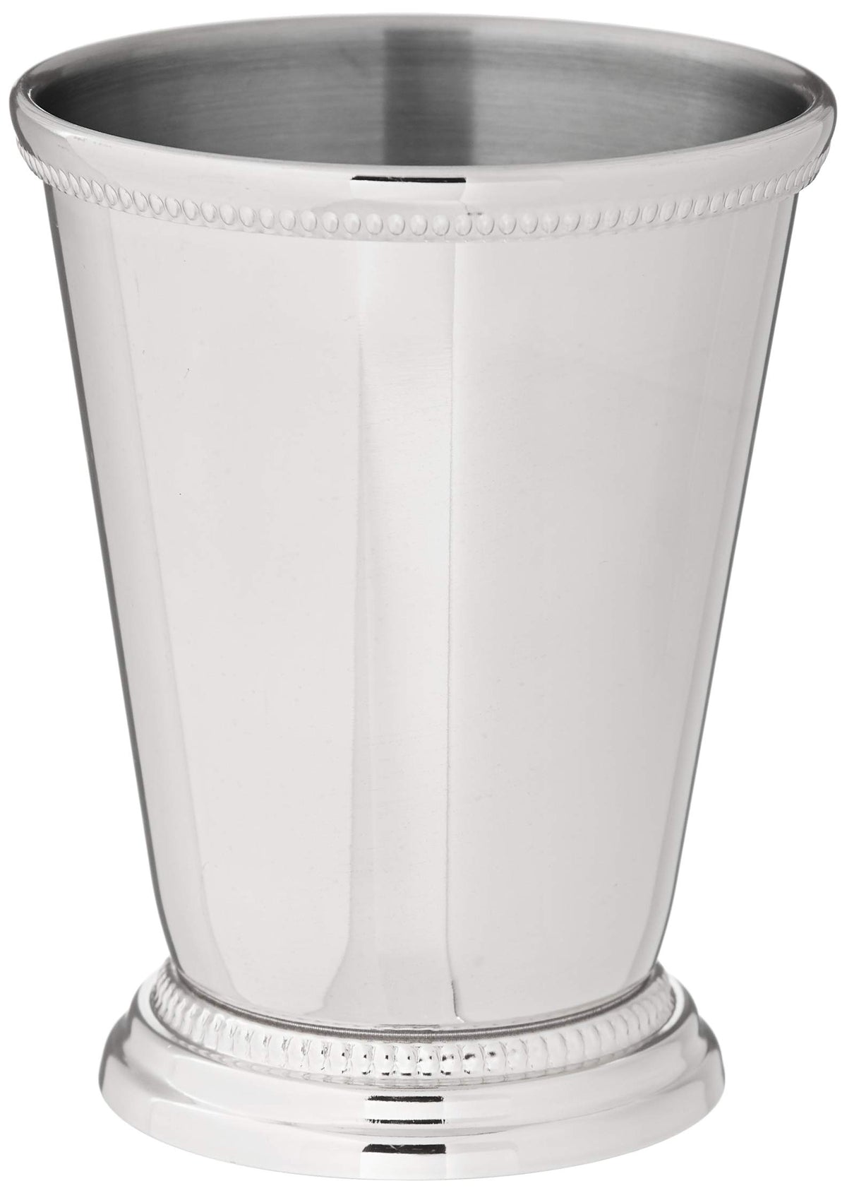 Barfly julep cup front view showing polished finish and presentation benefit