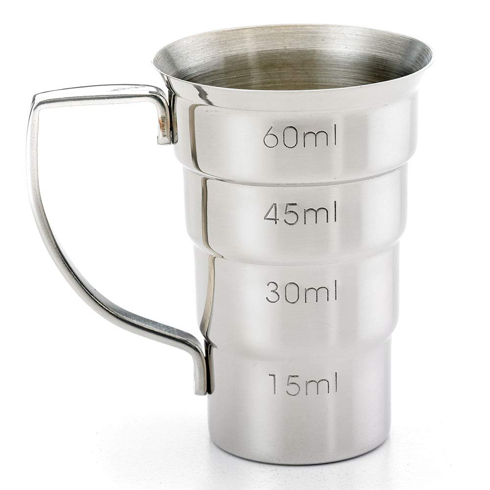 Barfly external measurement markings visible for precise volume control