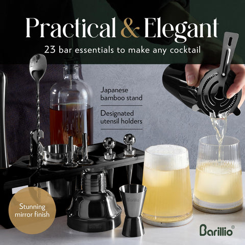 Barillio muddler and garnish knife detail for precise prepping and consistency