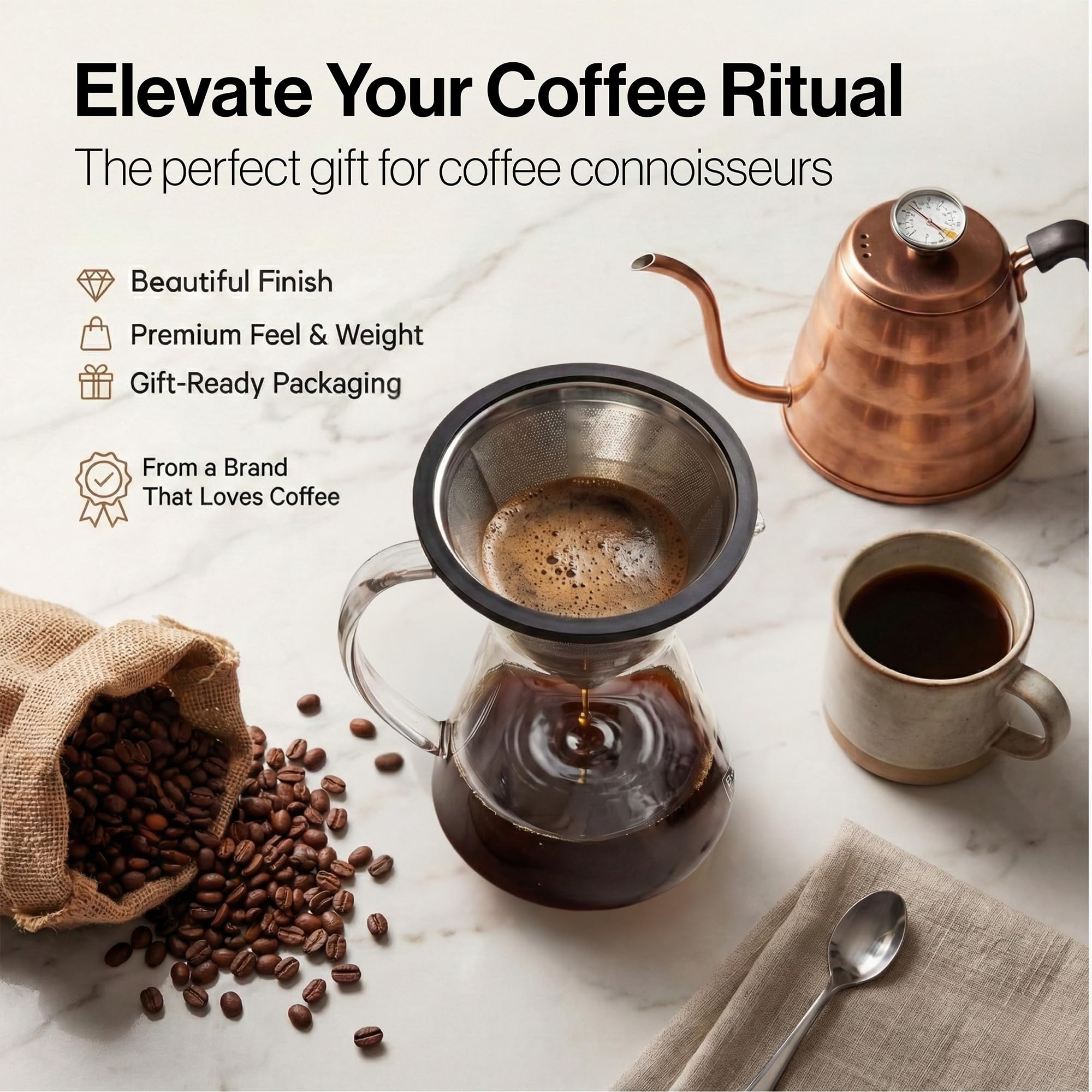 Barista Warrior filter in a breakfast scene showing sustainable brewing and everyday use
