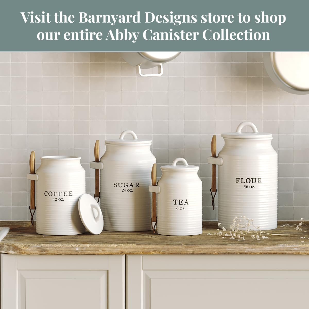 Barnyard Designs vintage-style printed labels for easy ingredient ID