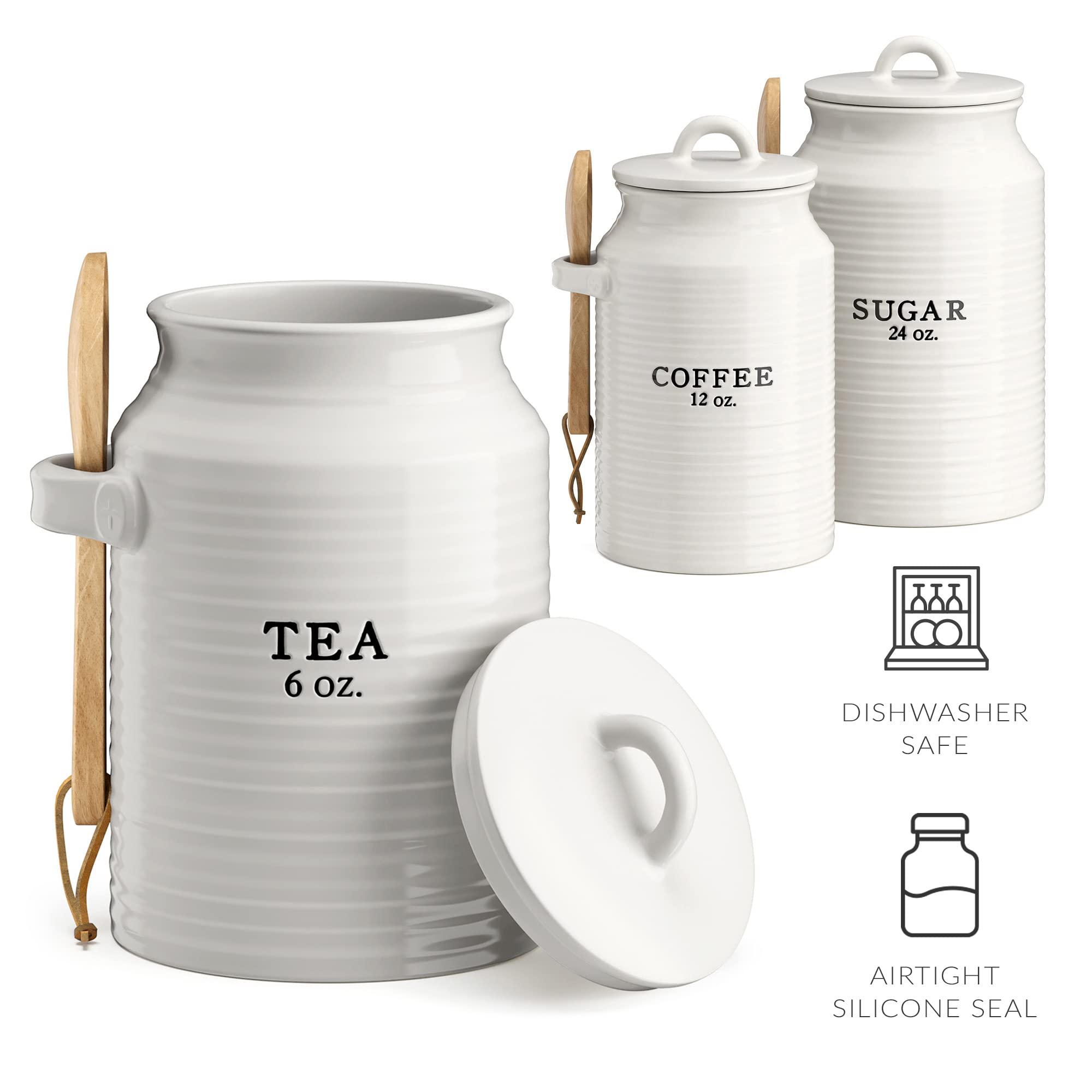 Barnyard Designs lid interior with silicone seal to preserve freshness