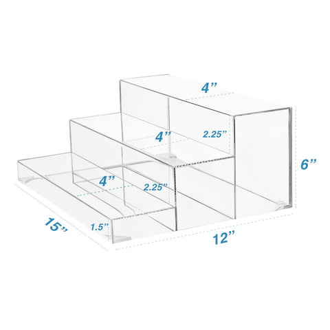 BARsics side profile showing tiered steps for improved visibility benefit