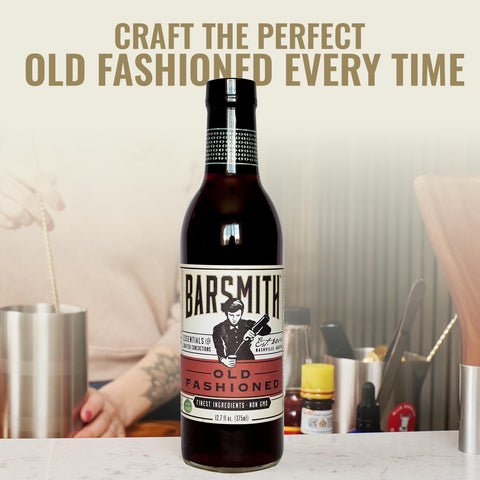 Barsmith mix pouring close-up showing syrup texture and smooth blending benefit