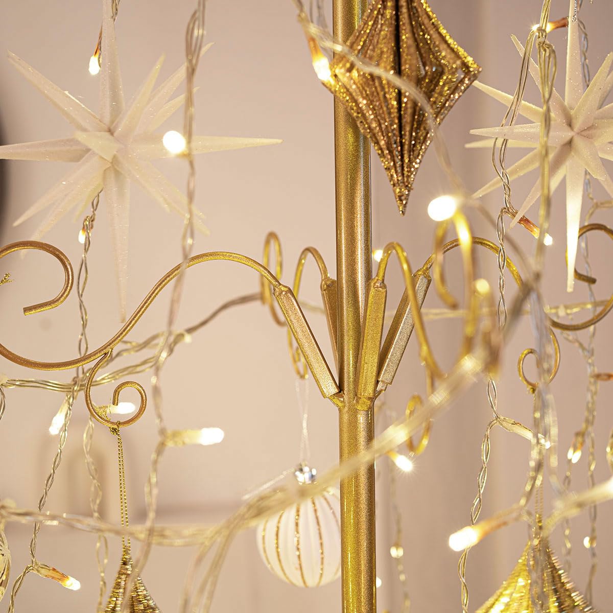 Barton side profile silhouette showing slim frame and elegant gold finish
