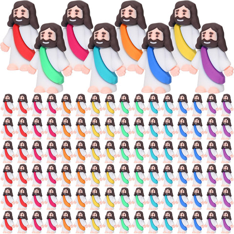 Barydat front packaging showing 200 mini Jesus figurines for bulk gifting