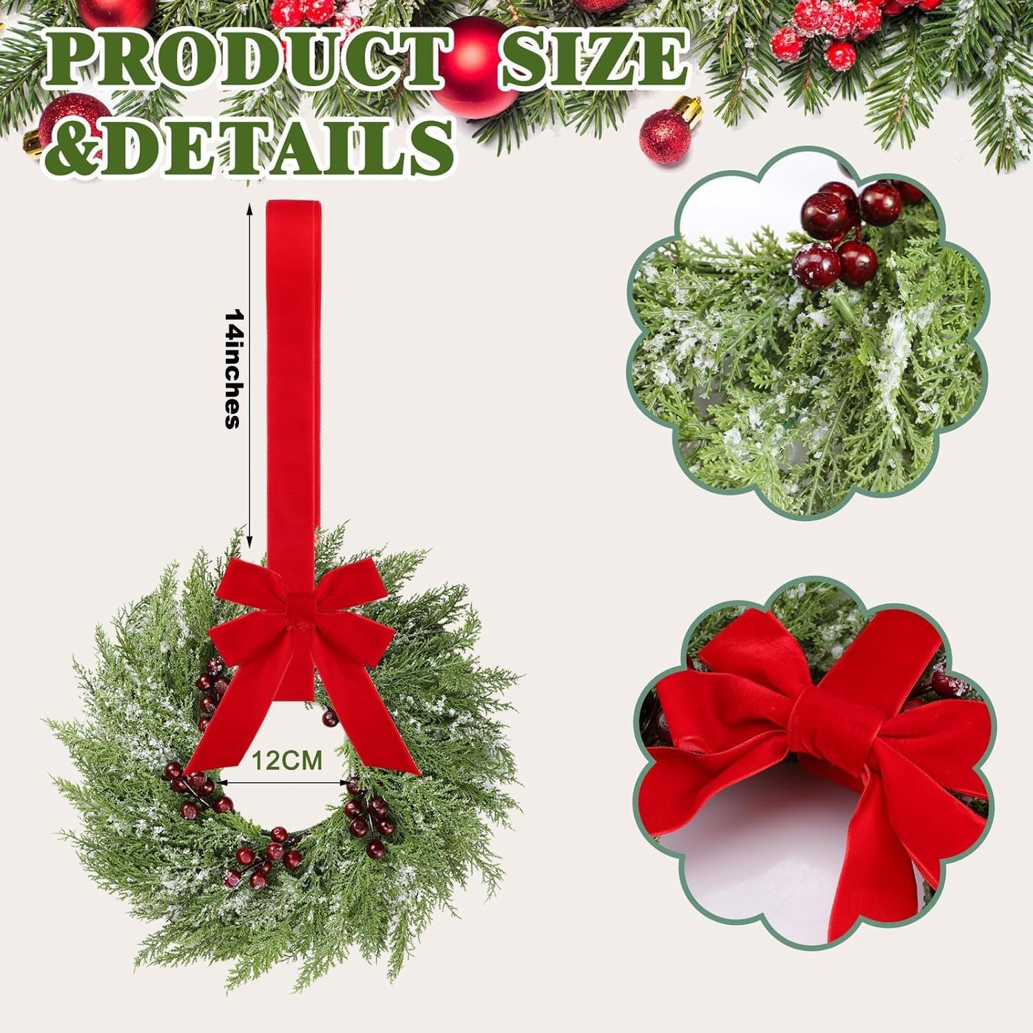 Barydat red polyester bow detail highlighting vivid color and durable finish