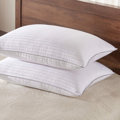 Basic Beyond front view of king pillow 2-pack showing neat hotel-style presentation and comfort