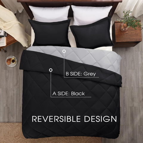 Basic Beyond reversible grey side displayed, offers a softer neutral styling option