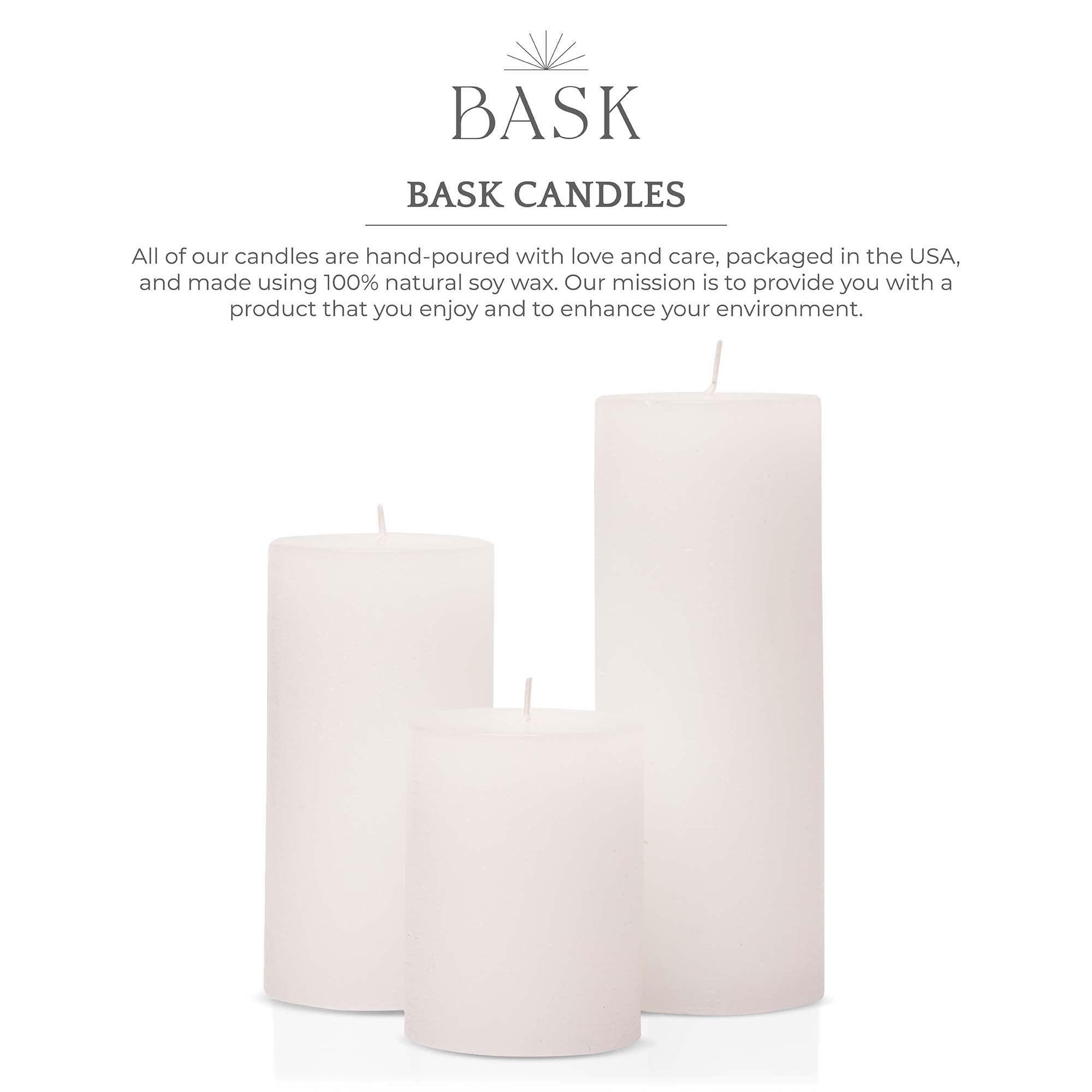 Bask styled mantel with candles offering elegant, low-maintenance décor