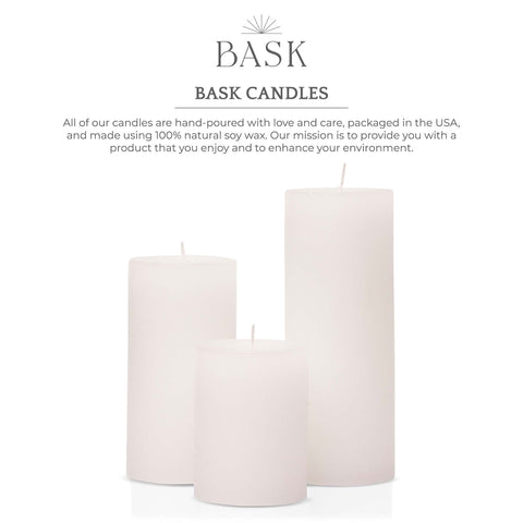 Bask styled mantel with candles offering elegant, low-maintenance décor