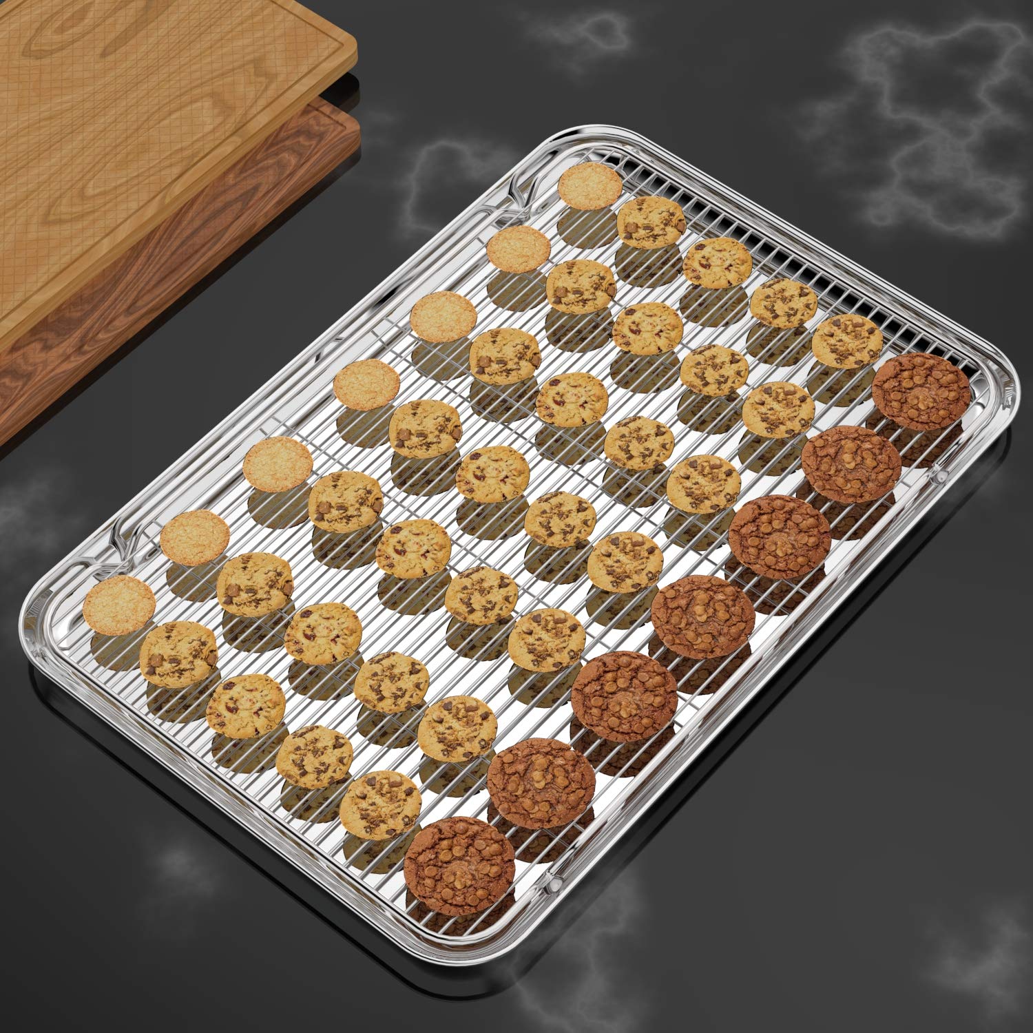 Bastwe set staged on kitchen table ready for large-batch baking