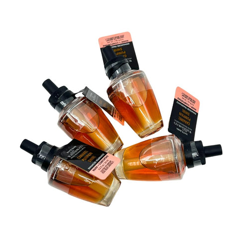 Bath & Body Works refill in an autumn living room setting creating cozy seasonal atmosphere