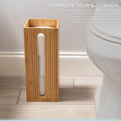 Bath Bliss bamboo next to ruler for size comparison and compact convenience
