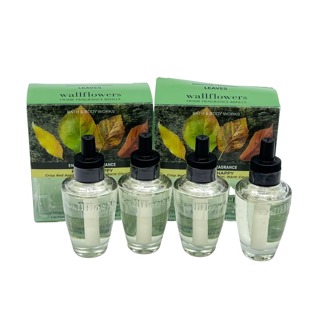 Bath & Body Works Leaves bulb close-up highlighting design and easy install benefit