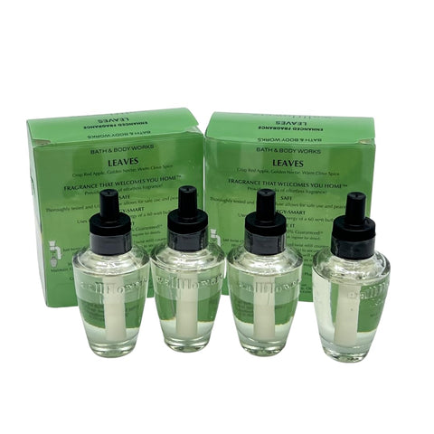 Bath & Body Works Leaves bulb held in hand showing size and simple swap benefit