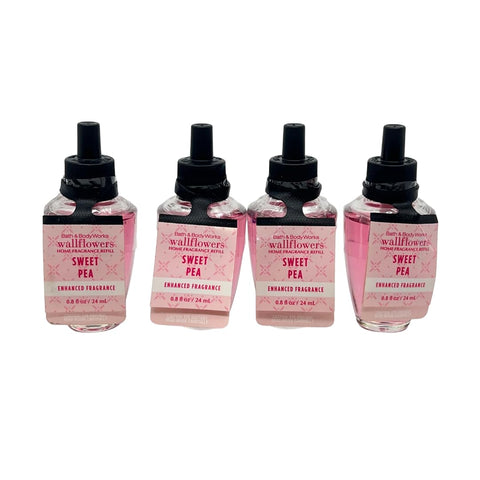 Bath & Body Works front view of four-pack packaging shows quick refill benefit
