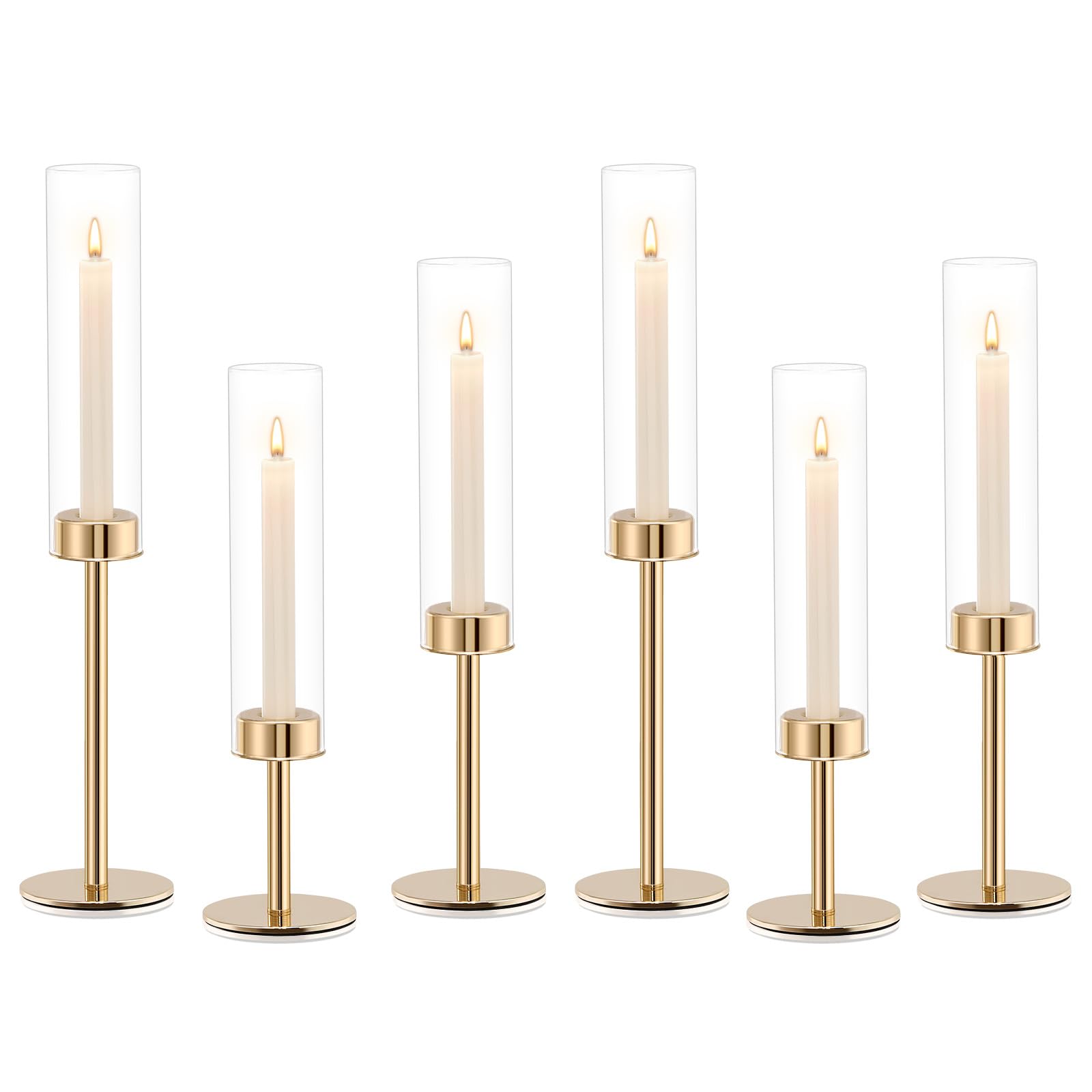 Batoslee recyclable gift box opened to reveal foam-protected candle holders