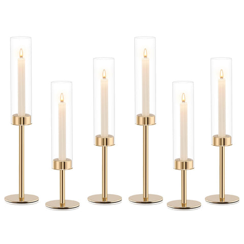 Batoslee recyclable gift box opened to reveal foam-protected candle holders