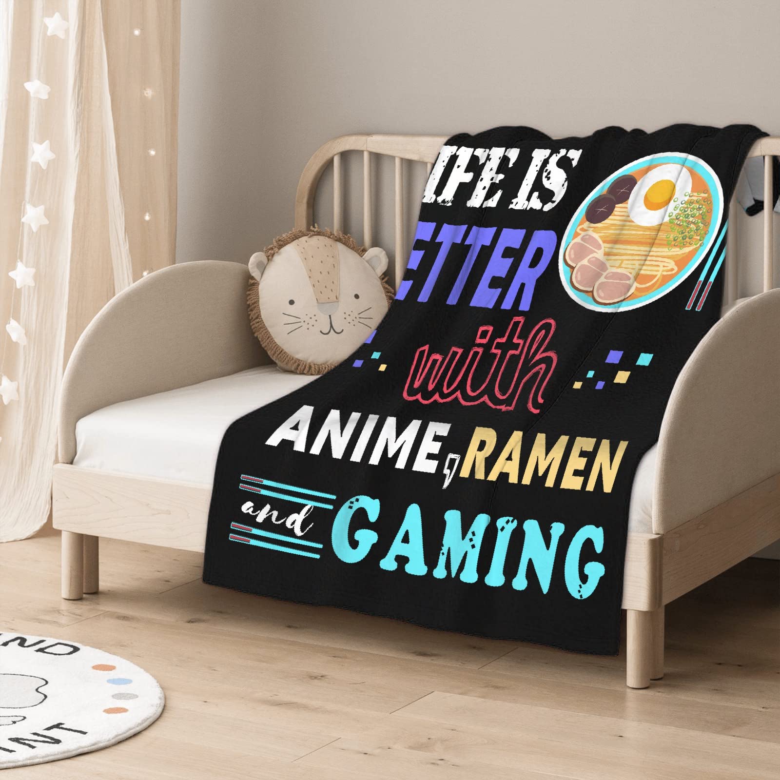 Batsujozaiku detailed view of anime ramen graphic with vivid, eye-catching colors