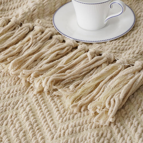 BATTILO HOME fabric label and weave detail highlighting material blend and care