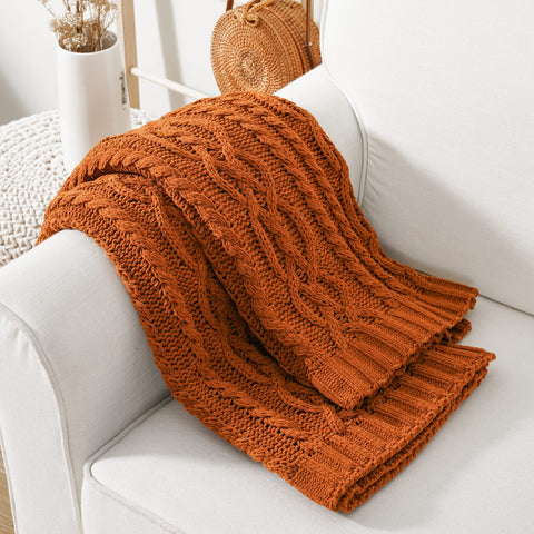battilo home blanket draped over armchair showing cozy look and easy styling benefit
