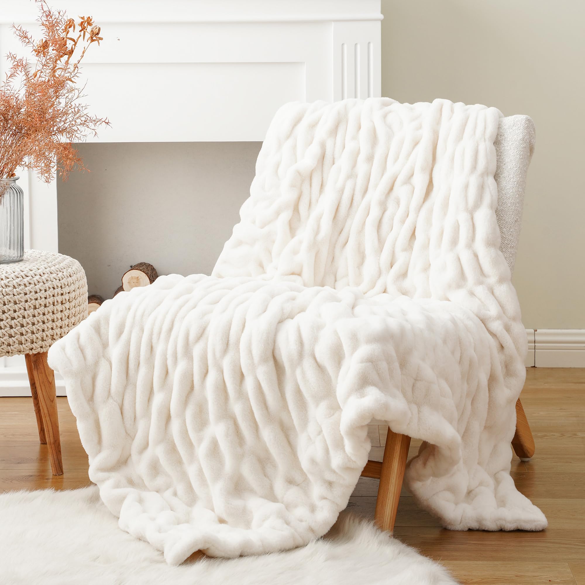 BATTILO HOME throw in cozy living room setting enhancing decor ambiance