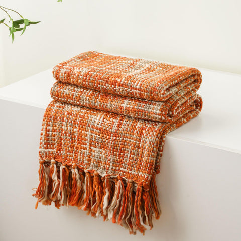 BATTILO HOME throw folded at bed end creating layered bedroom styling