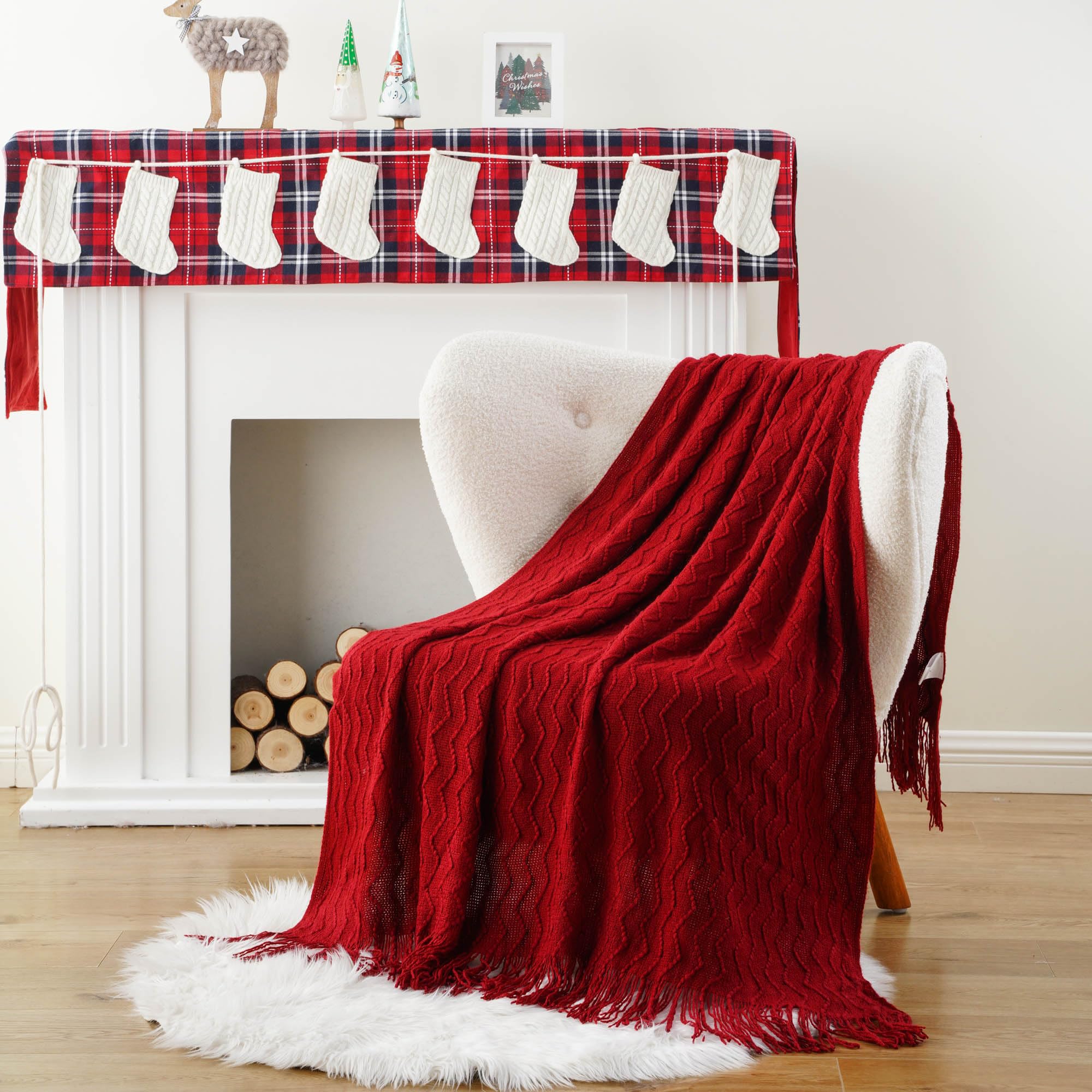 BATTILO HOME tassel fringe detail showing long decorative ends that add handcrafted charm