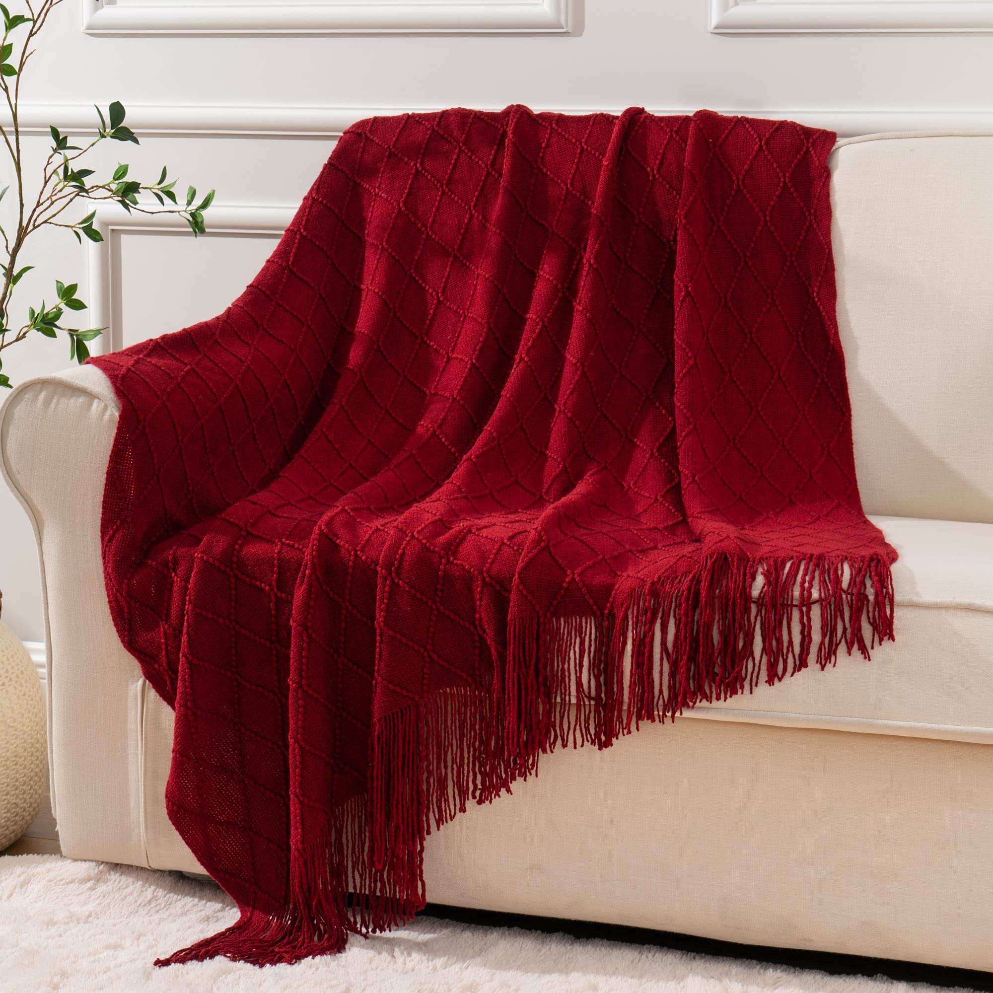 BATTILO HOME fringe detail highlighting soft boho texture and finish