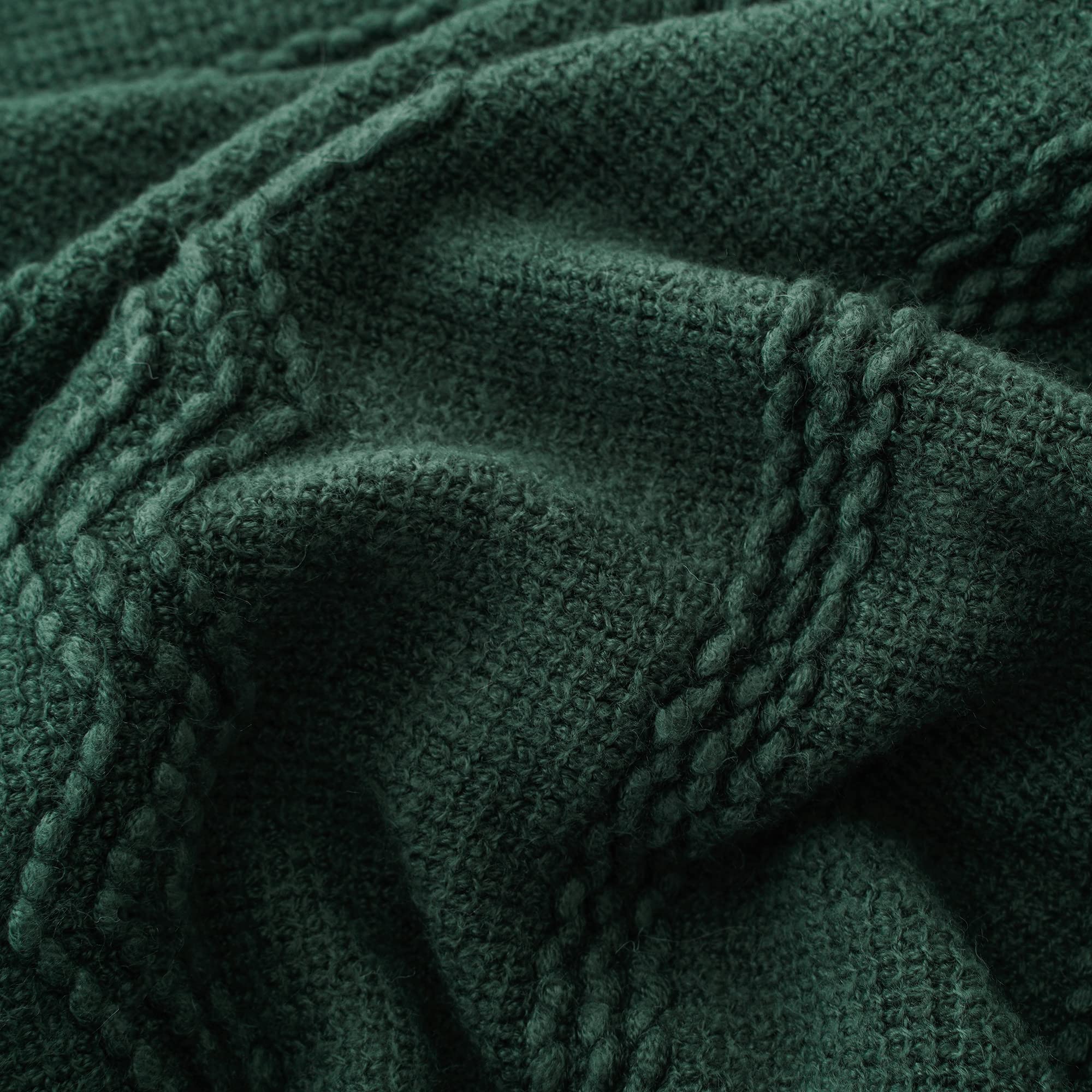 BATTILO HOME worn as a shawl outdoors for extra warmth