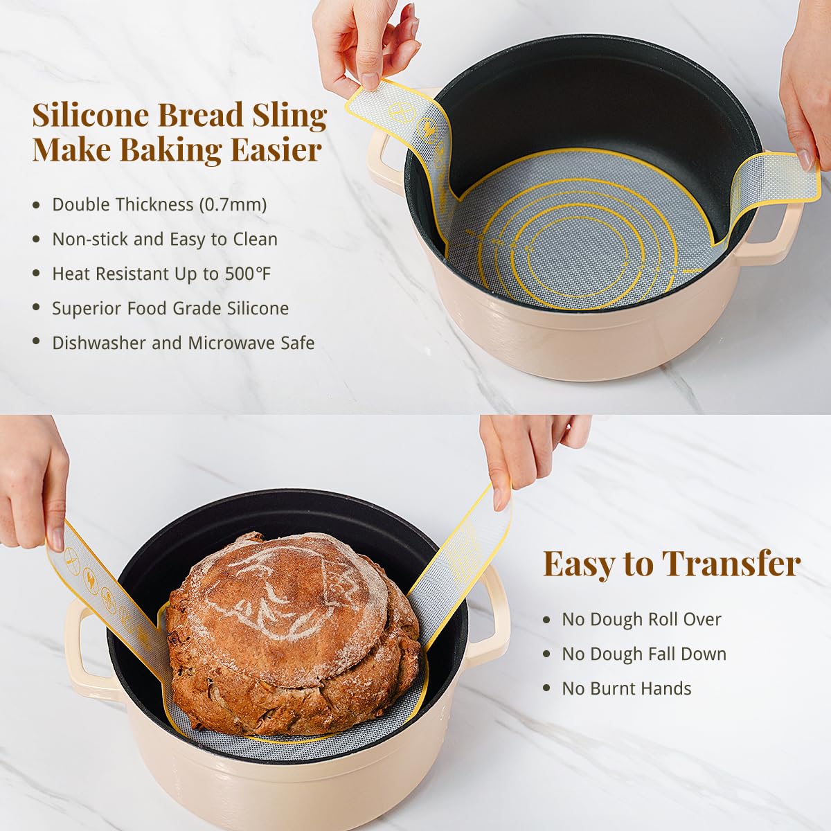 BAVIFY dough resting in basket demonstrating improved loaf structure