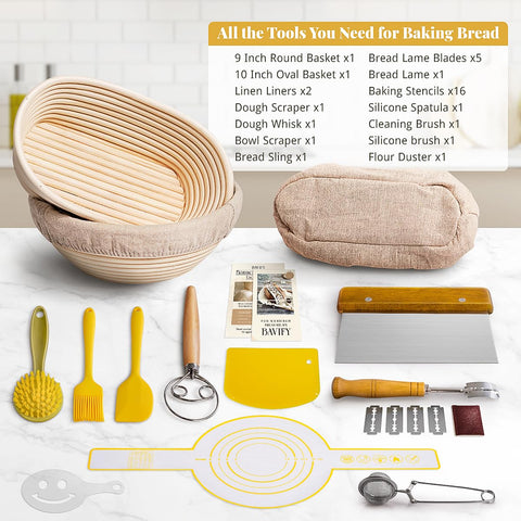 BAVIFY kit staged in a home kitchen suggesting gift-ready presentation and storage