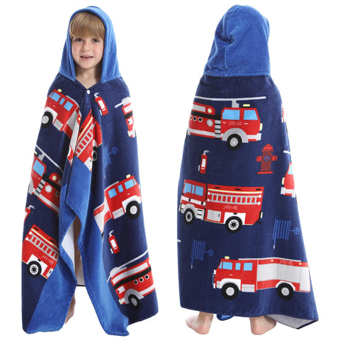 Bavilk front view of hooded poncho showing full design and quick-dry benefit