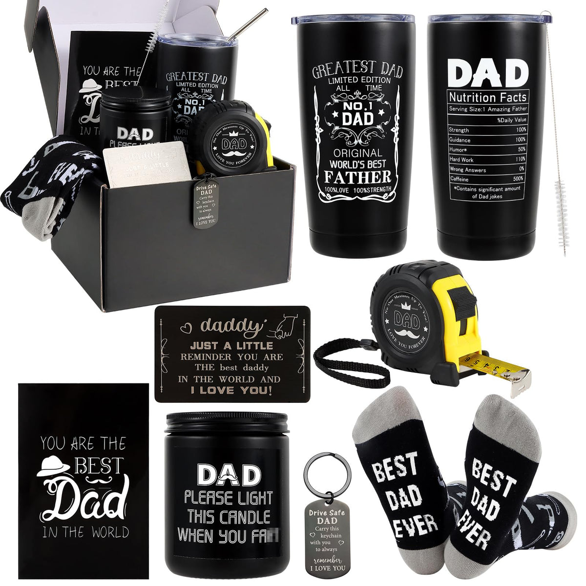Bayelove front packaging showing full eight-piece gift set ready to give