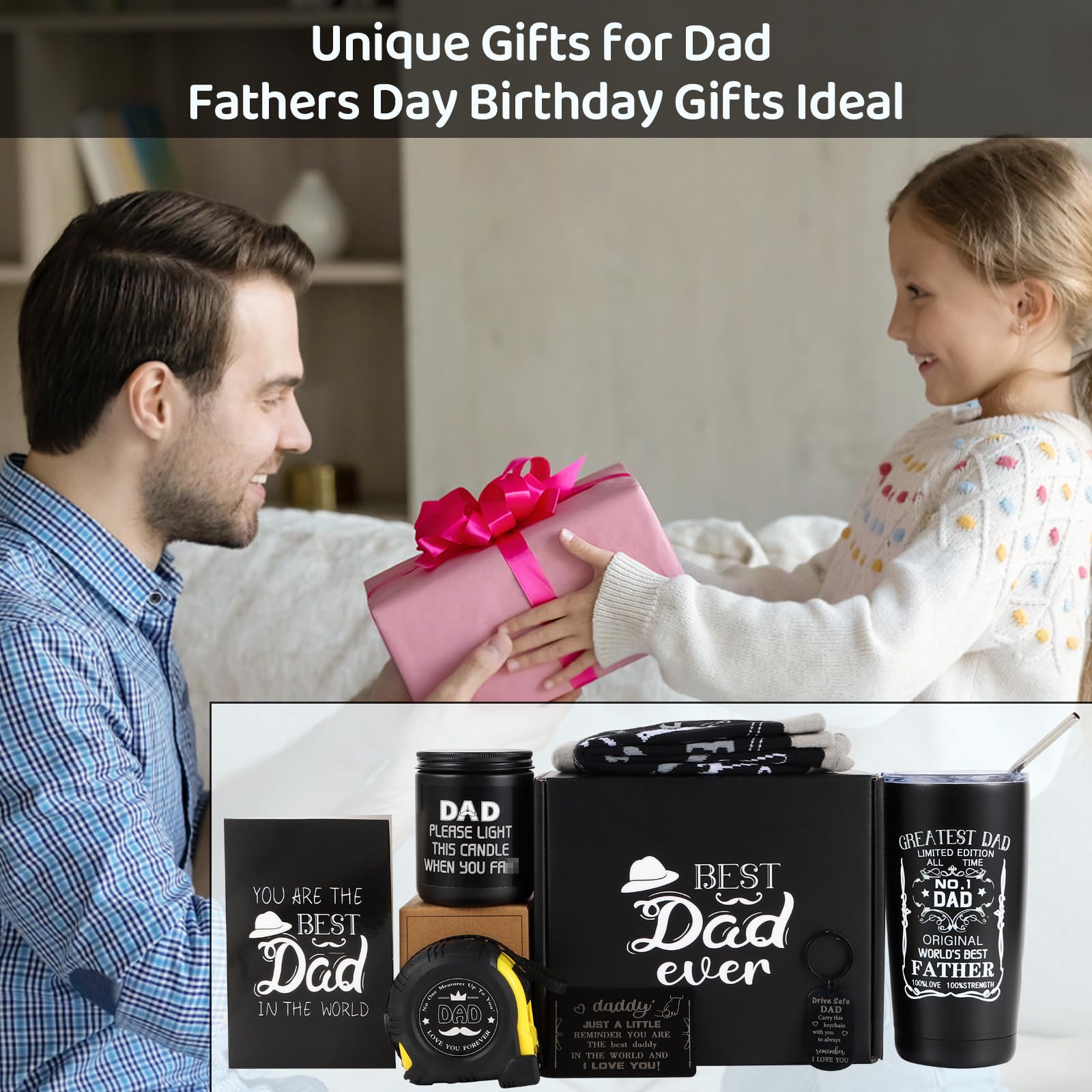Bayelove lifestyle scene dad holding tumbler showing practical everyday use