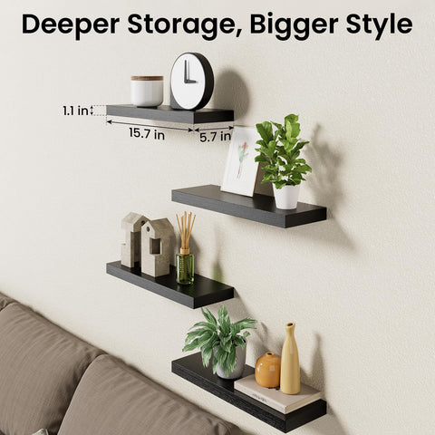 BAYKA bathroom shelf with toiletries showing tidy bathroom storage benefit