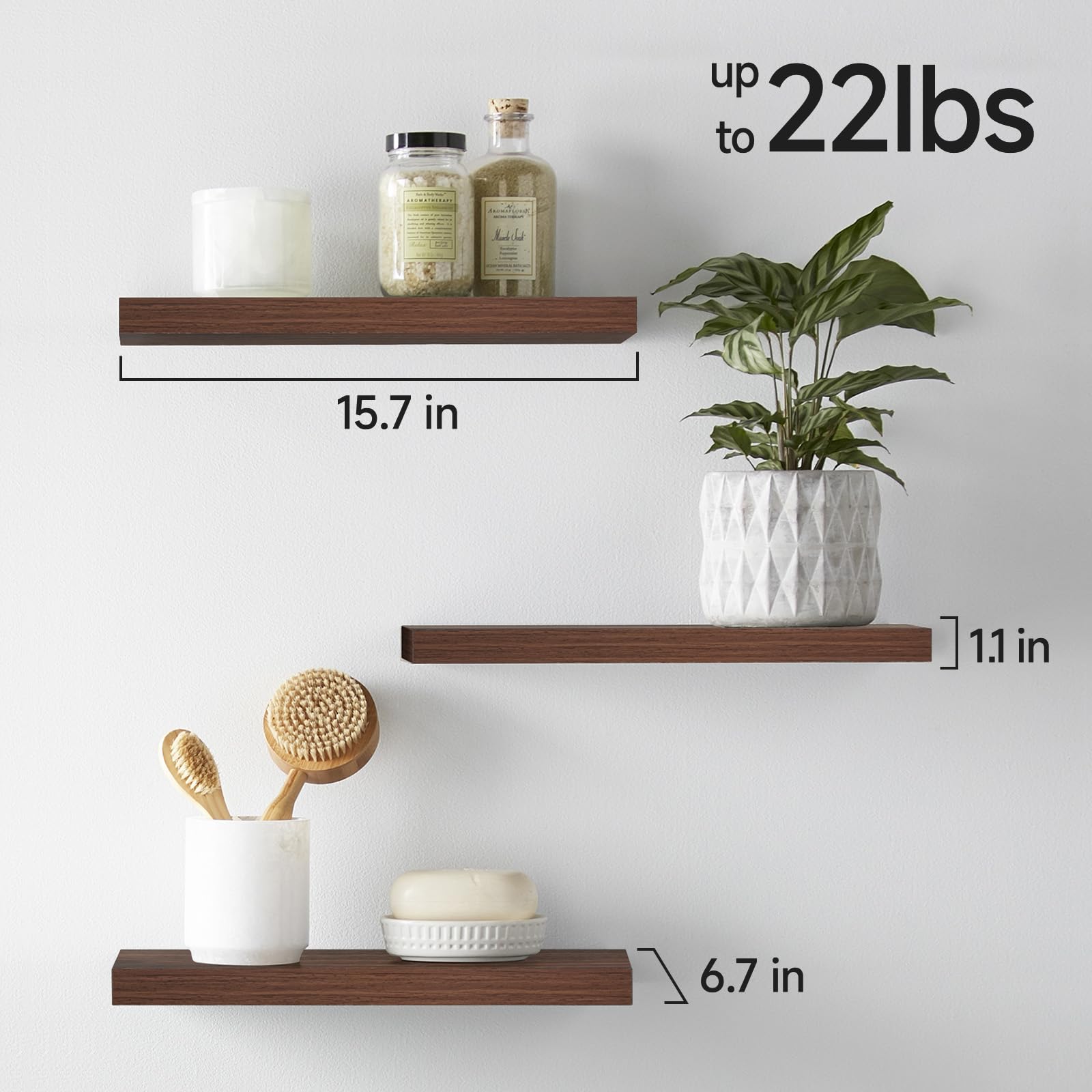 BAYKA metal bracket close-up showing reinforced support benefit