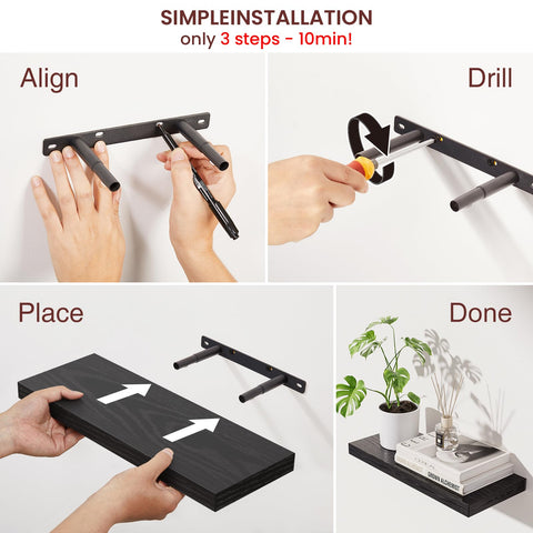 BAYKA interior hidden bracket detail demonstrating sturdy load support benefit