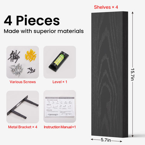 BAYKA included installation hardware and template showing easy-install benefit