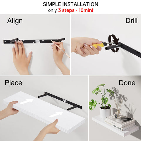 BAYKA installation tools and template showing easy mounting benefit