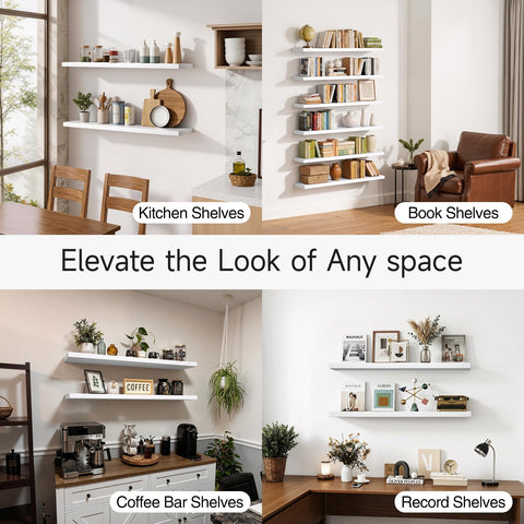 BAYKA shelves holding books for scale and reliable weight-bearing benefit