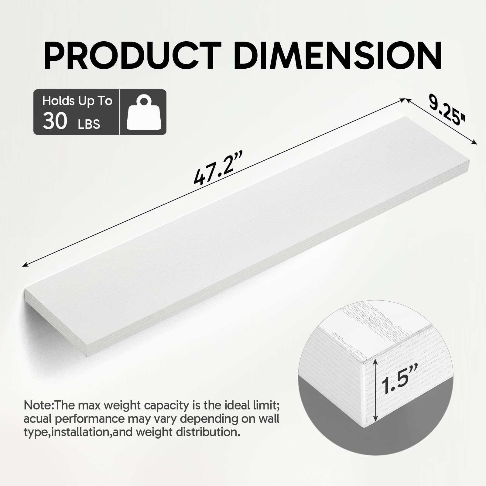 BAYKA side profile showing slim depth and sturdy construction for space-saving benefit